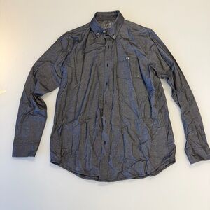 Classic Charcoal Button-Down Shirt